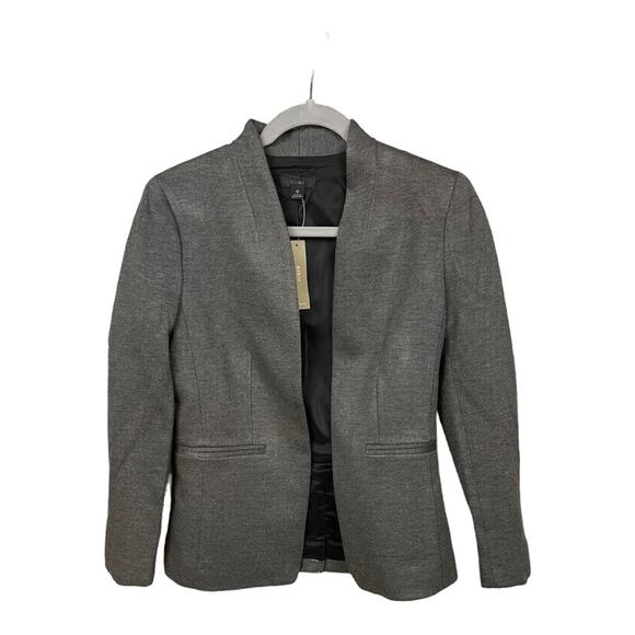 J. Crew Going Out Blazer In Stretch Twill in Heather Dove Gray Size 0 NWT - Picture 4 of 12